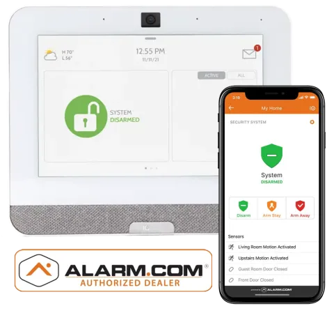 IQ4 alarm panel and mobile app