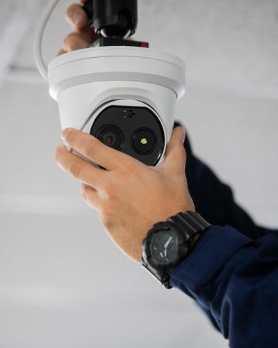 installing security camera