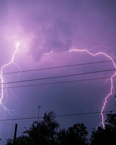 lightning storm
